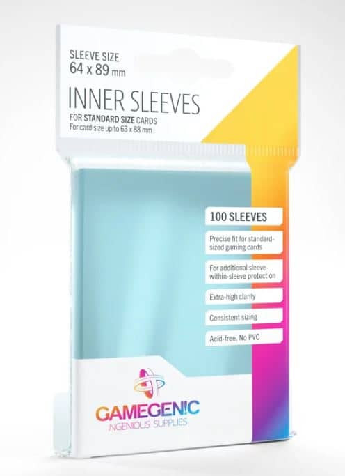 Gamegenic Perfect Fit Inner Sleeves (100) image 0